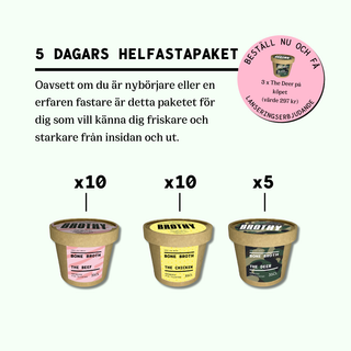 Brothy’s 5-dagars Hel Fasta paket